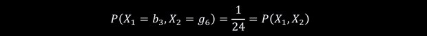 probability calculation of the above option